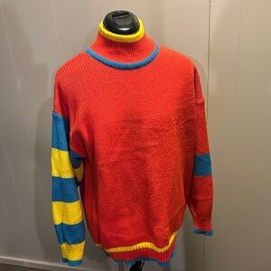 Colorful Striped CRAYONS sweater
